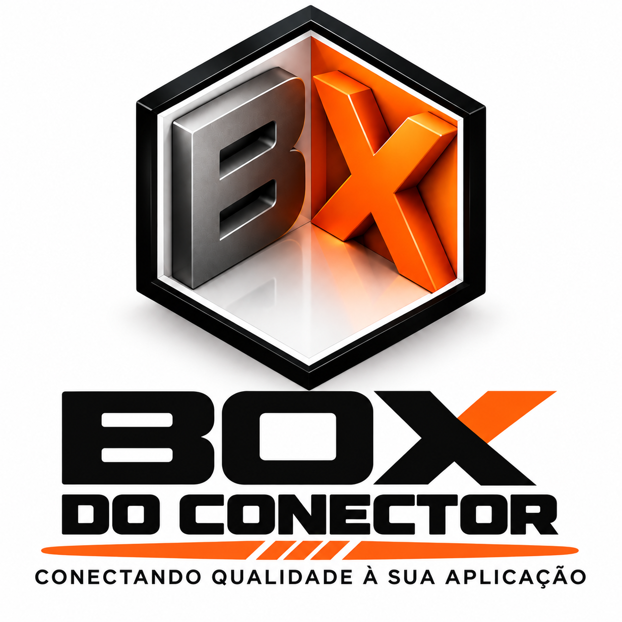 Logo Box do Conector em laranja e preto